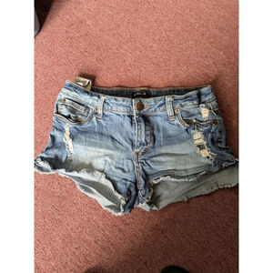 Women's S'S Blue Denim Shorts Size 27 Blue